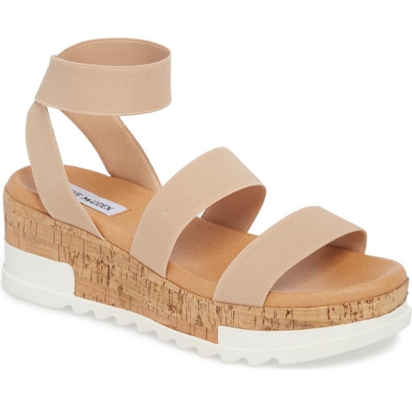 Steve Madden Shoes - Steve Madden Blush Bandi Platform Wedge Sandal